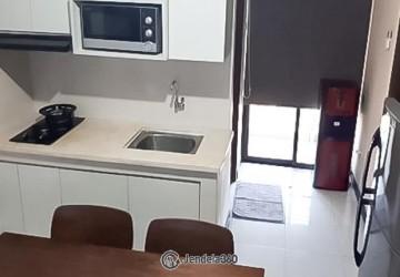 Kitchen 2BR Bekasi Town Square Apartment at Middle Floor