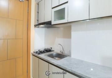 Kitchen Studio Apartment with city View at The Nest Apartment