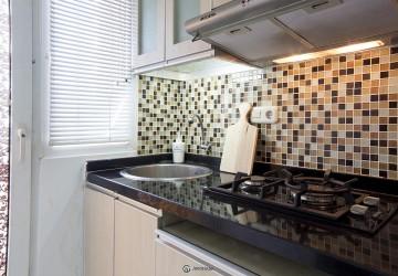 Kitchen Green Pramuka City Apartment Studio Fully Furnished