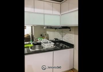 Kitchen Low Floor 1BR Apartment with City View at Saveria Apartment