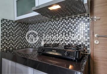 Kitchen Modern 2BR Apartment at Green Park View Apartment Low Floor