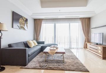 Living Room Pakubuwono Residence 2BR View City (Utara)