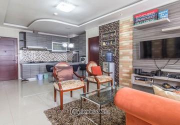 Living Room High Floor 3BR Apartment with City View (Selatan) View at Casablanca Mansion