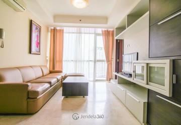 Living Room 3BR Apartment with City View (Utara) View at Bellagio Residence