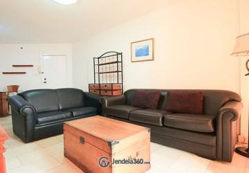 Living Room Taman Rasuna Apartment 2BR View City (Utara)