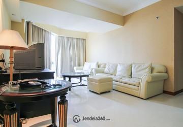 Living Room 2BR Apartment with City View (Barat) View at Taman Anggrek Condominium Apartment