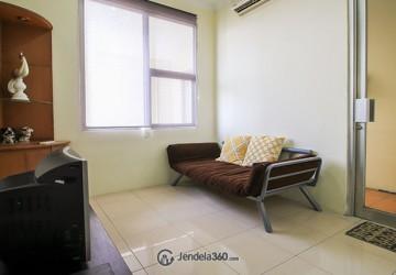 Living Room 3BR Apartment with City View (Timur)  View at Casablanca Mansion