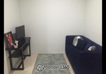 Living Room 2BR Apartment with City View at Titanium Square Apartment