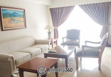 Living Room High Floor 2BR Apartment with City View at Puri Casablanca Apartment