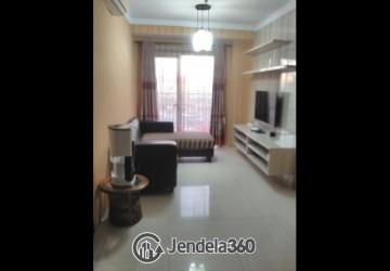 Living Room 2BR Cosmo Mansion - Jakarta Residence Thamrin City Apartment at Middle Floor