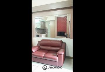 Living Room Compact 2BR Apartment Low Floor with Swimming Pool View at Gading Green Hill Apartment