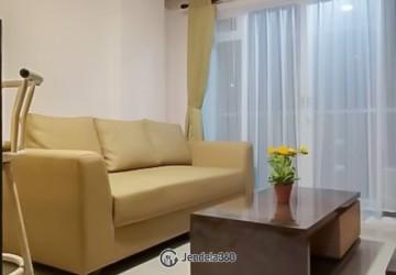 Living Room Spacious 2BR Apartment Middle Floor with Pool View at Gateway Pasteur Apartment