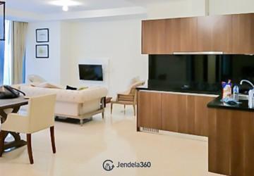 Living Room Best Deal 3BR Apartment Low Floor with Office Park n Lobby View at Lavenue Apartment