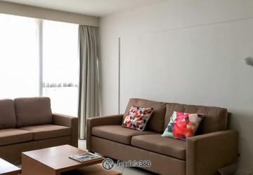 Living Room Stunning 2BR Apartment High Floor with City View at Taman Rasuna Apartment