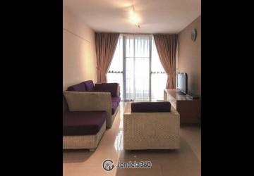 Living Room Taman Rasuna Apartment 3+1BR View City