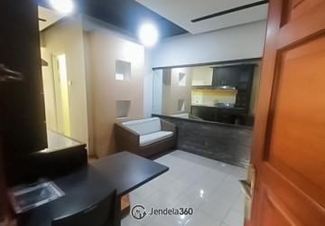 Living Room Permata Eksekutif Apartment 1BR View Kolam Renang