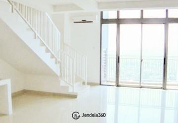 Living Room Homey Studio Apartment at Neo Soho Residence High Floor