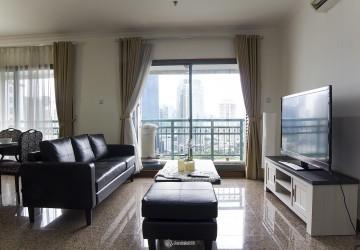 Living Room Pavilion Apartment 3BR Fully Furnished