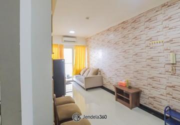 Living Room Middle Floor 4BR Apartment with Pool View at Grand Palace Kemayoran