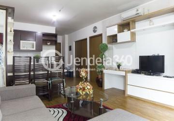 Living Room Low Floor 2BR Apartment with City View at Sahid Sudirman Residence