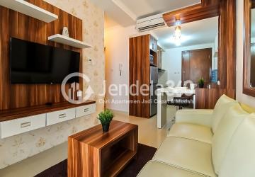 Living Room Low Floor 2BR Apartment with City View at Signature Park Grande