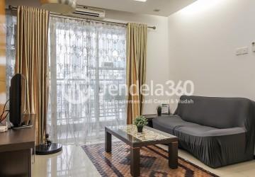 Living Room Excellent 3BR Apartment at Thamrin Residence Apartment Tower Bougenville