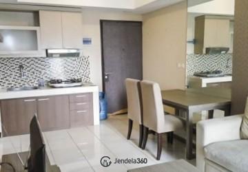 Living Room Strategic Location 2BR Apartment High Floor with City View at The Boutique At Kemayoran