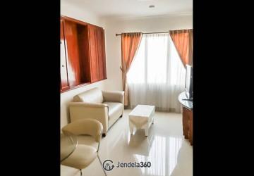 Living Room Fancy 1BR Apartment at Semanggi Apartment Middle Floor