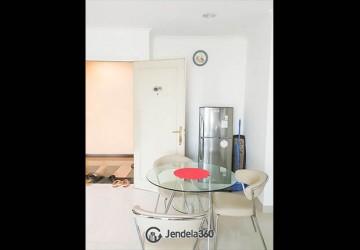 Living Room Fancy 1BR Apartment at Semanggi Apartment Middle Floor