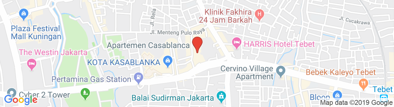 Peta Cimb Niaga Plaza Sudirman