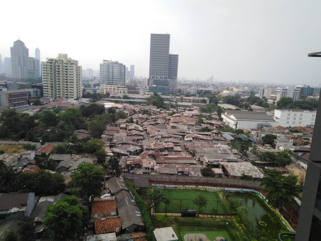 Scenery of Poor Houses From 17th Floor