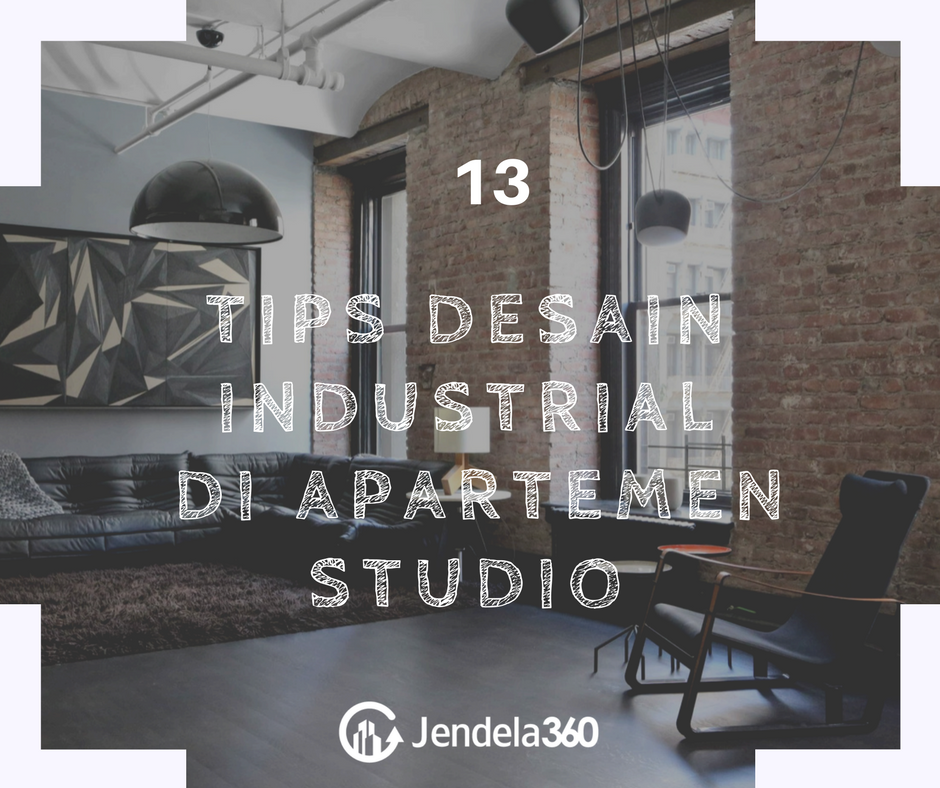 Desain Industrial Apartemen Studio