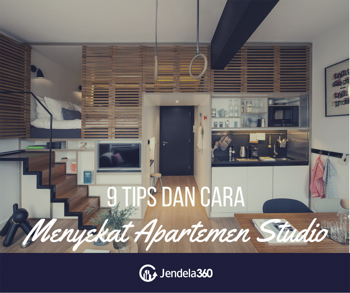 9 Tips dan Cara Menyekat Ruangan di Apartemen Studio