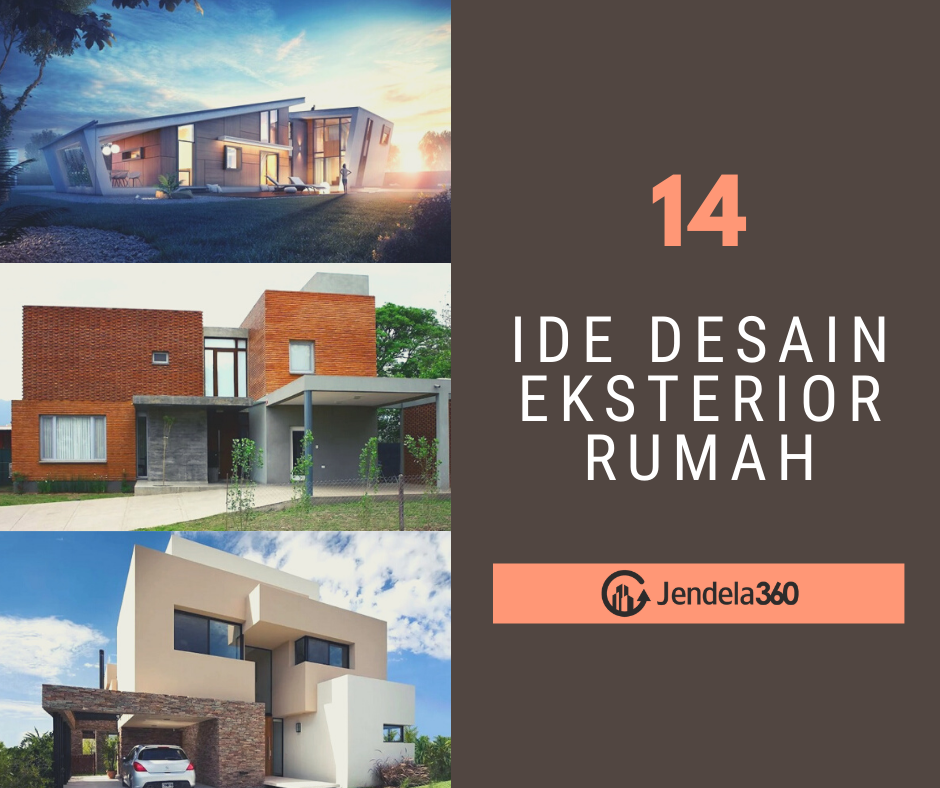 14 Desain Eksterior Rumah untuk Berbagai Tipe Rumah