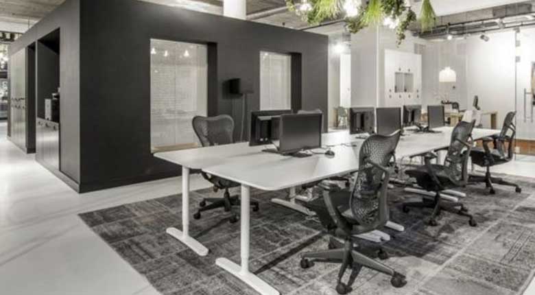 contoh interior kantor modern