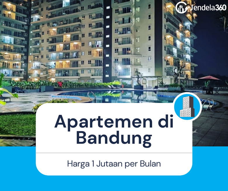 sewa apartemen 1 juta per bulan di Bandung