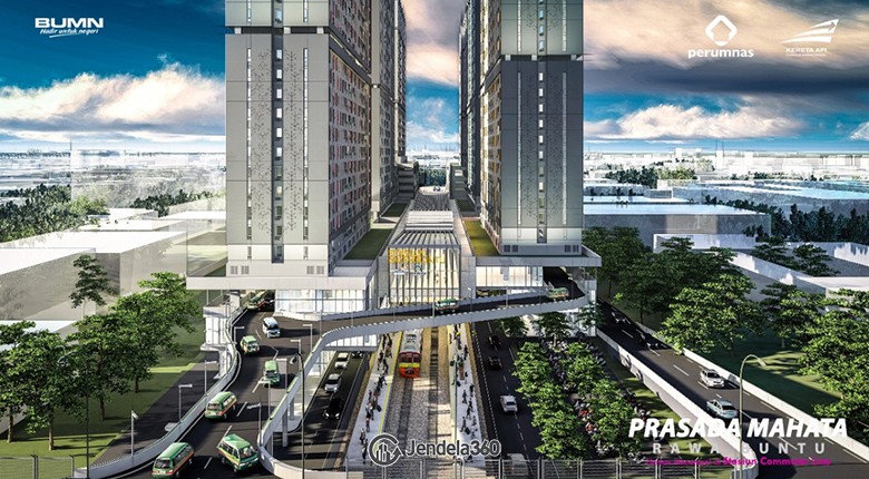 Apartemen dekat Pasar Modern BSD yang terintegrasi dengan stasiun KRL