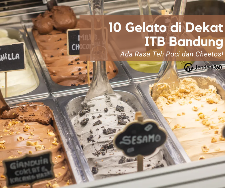 10 Gelato di Dekat ITB Bandung, Ada Rasa Teh Poci dan Cheetos