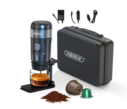 espresso maker portable: HiBREW Nanopresso Capsule Electric Handheld - H4A