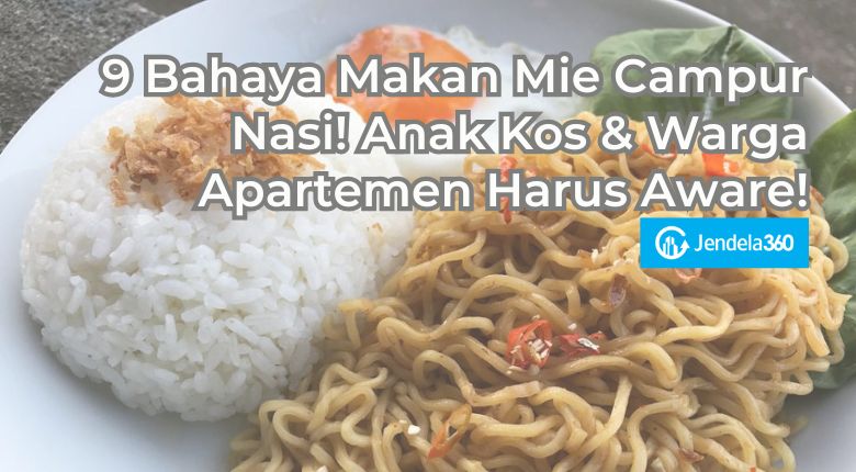 makan mie campur nasi