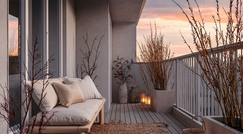 desain balkon minimalis
