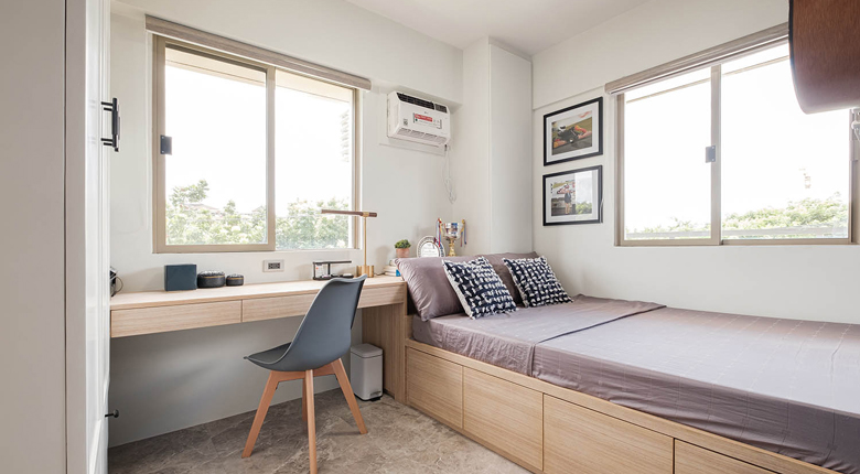 desain kamar tidur 3x3