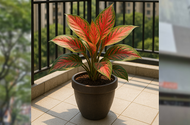 Aglonema Merah (ilustrasi)