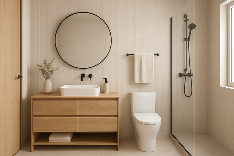 Desain Kamar Mandi Skandinavia