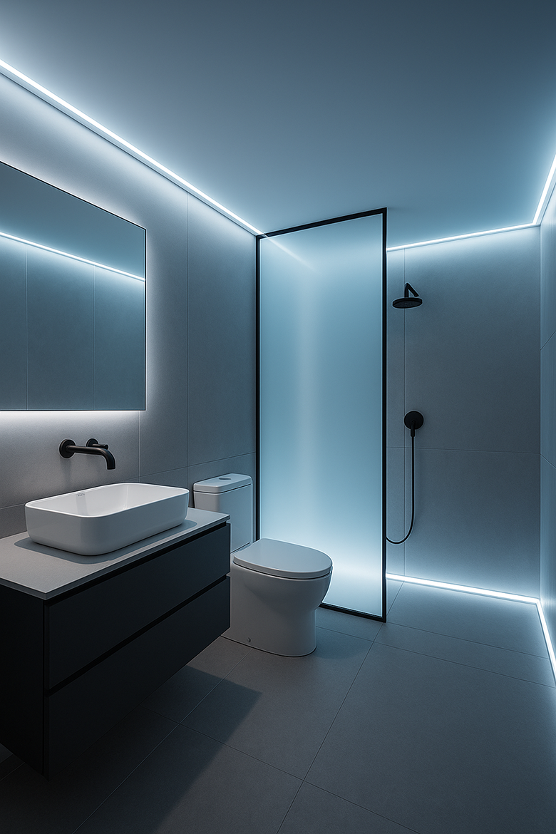 Desain Kamar Mandi Futuristik