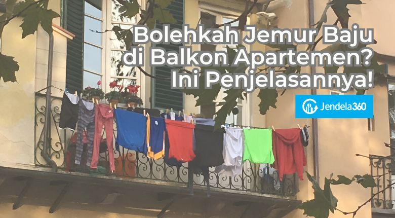 jemur baju di balkon