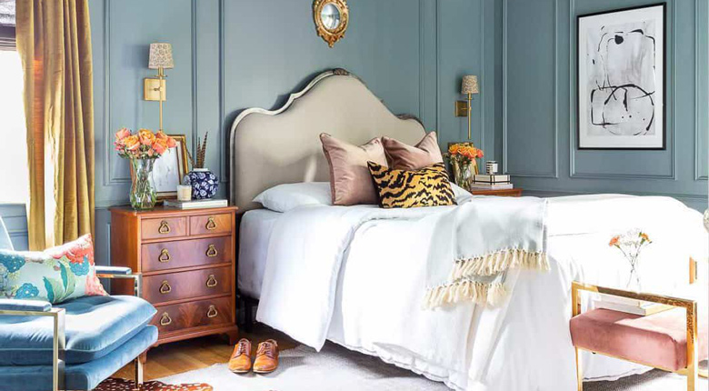 desain kamar vintage