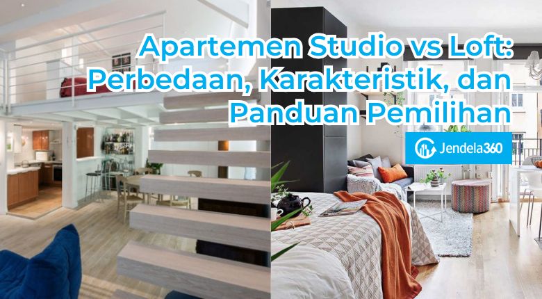 Apartemen Studio vs Loft: Perbedaan, Karakteristik, dan Panduan Pemilihan